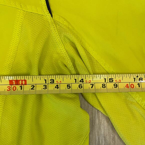 Lululemon Long Sleeve Athletic Shirt Yellow Black Stitching Size 4 Est Excellent - Picture 6 of 6